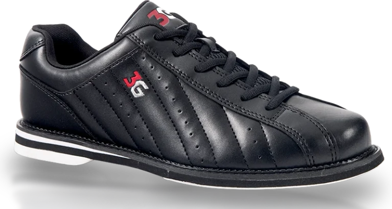 3G Kicks Black Unisex Bowling Shoes